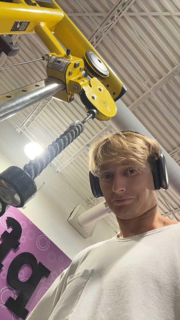 Working hard 